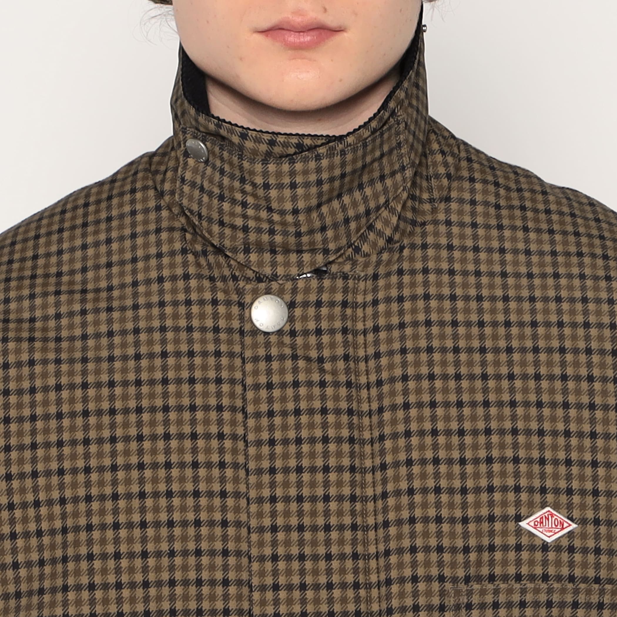 DANTON MEN'S NYLON TUSSAH WORK JACKET PLAID