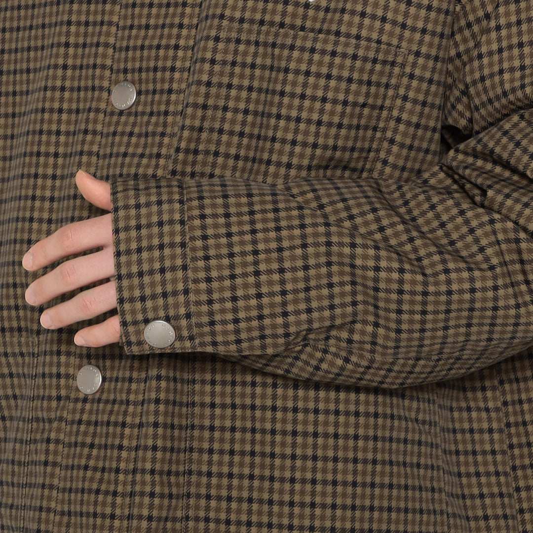 MEN'S NYLON TUSSAH WORK JACKET PLAID