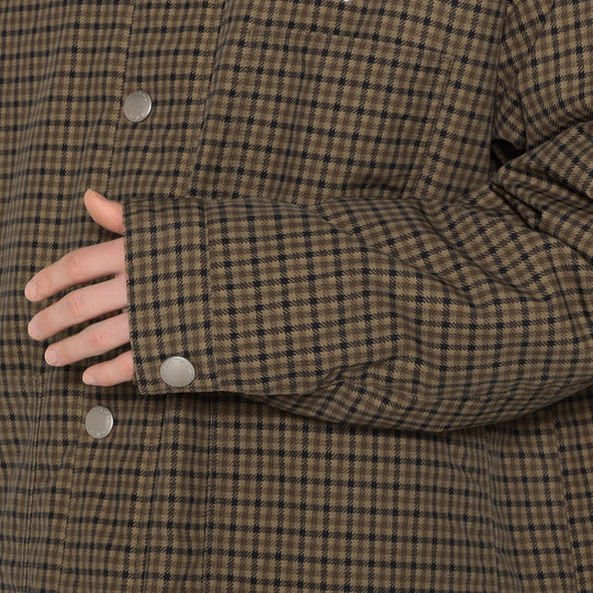 MEN'S NYLON TUSSAH WORK JACKET PLAID