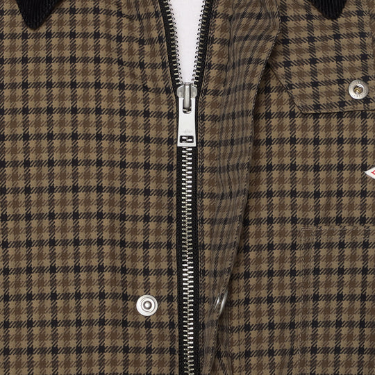 MEN'S NYLON TUSSAH WORK JACKET PLAID
