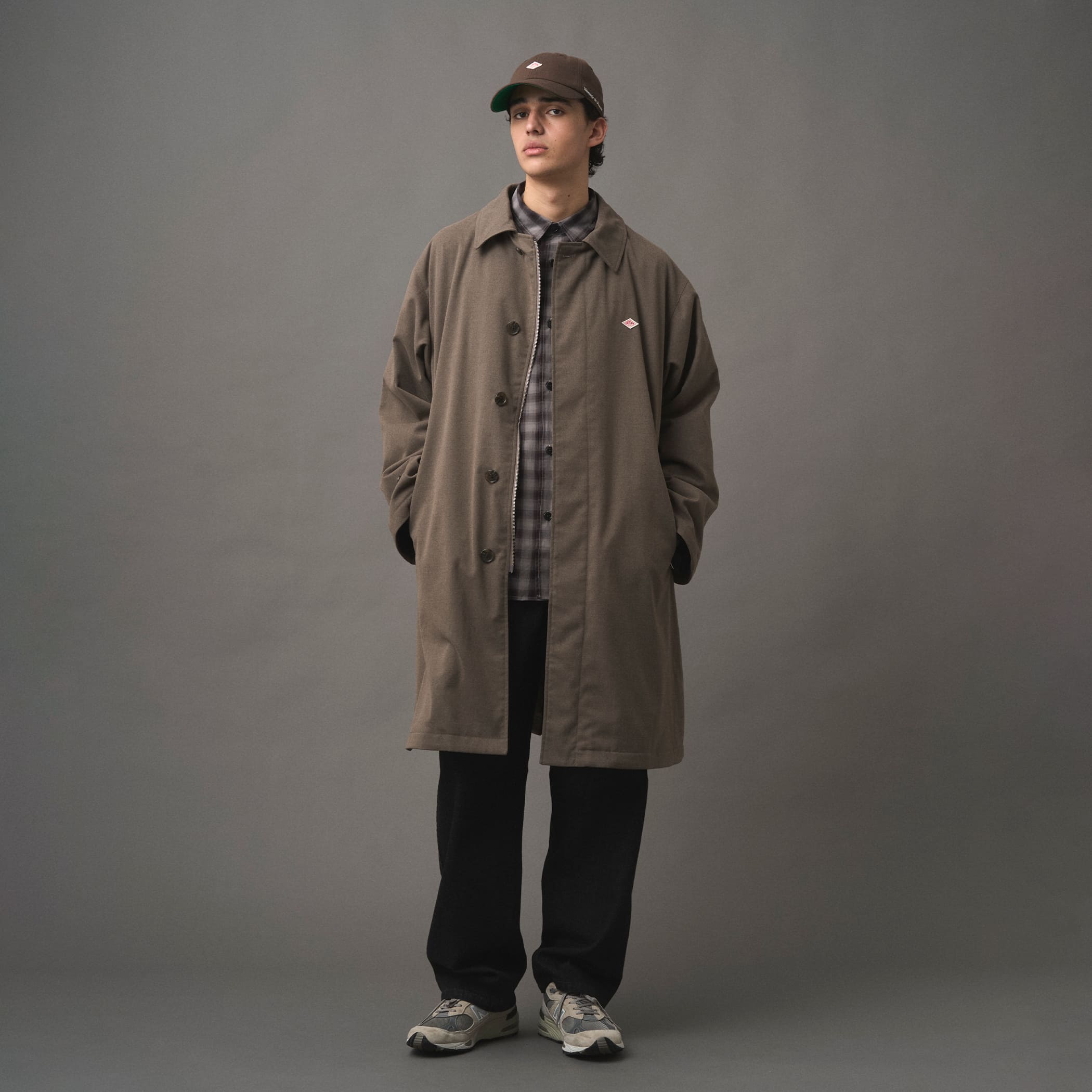 DANTON MEN'S WOOL LIKE INSULATION BALMACAAN COAT