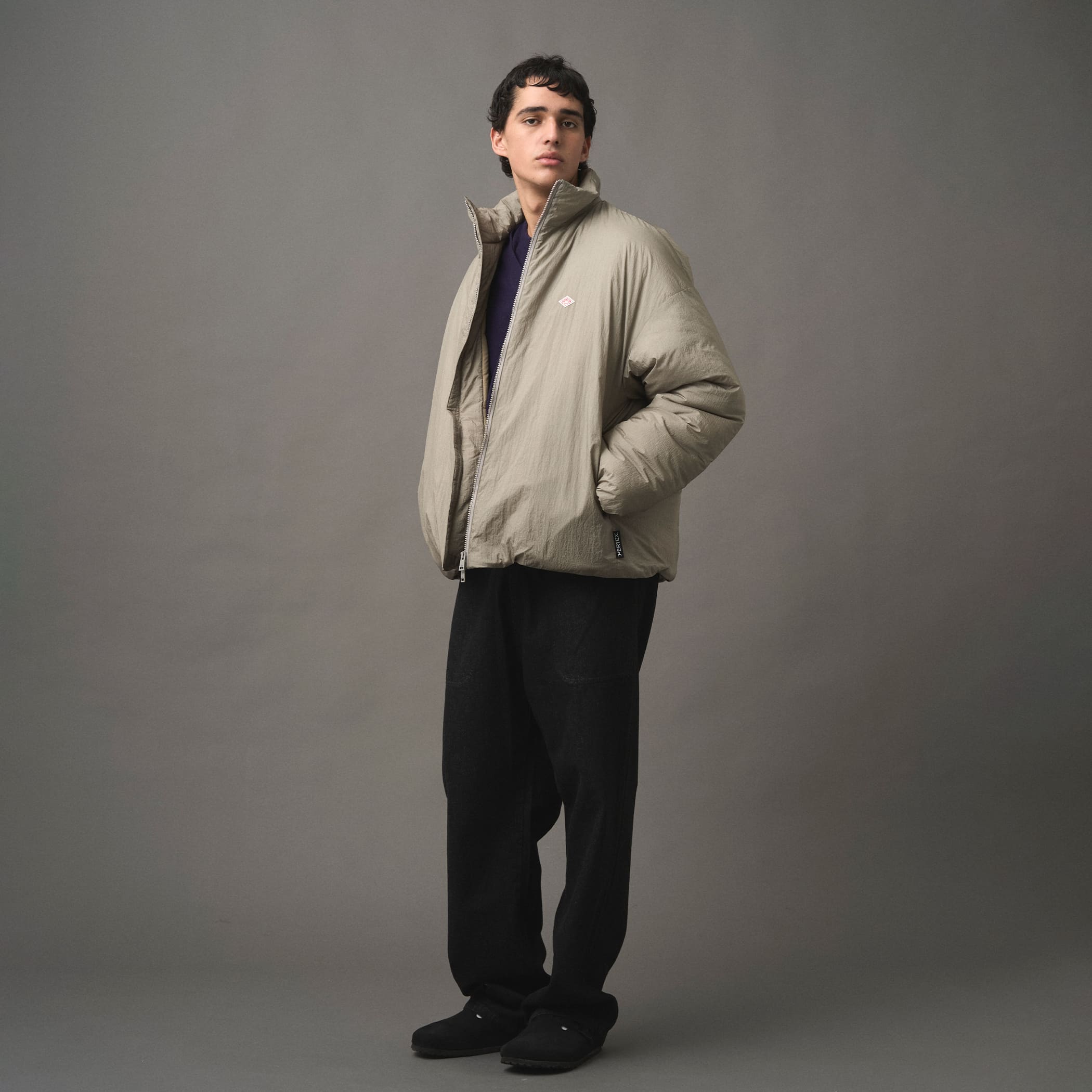 DANTON MEN'S INSULATION STAND COLLAR JACKET