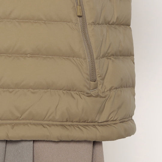 MEN'S NYLON TAFFETA MIDDLE DOWN HOODED JACKET