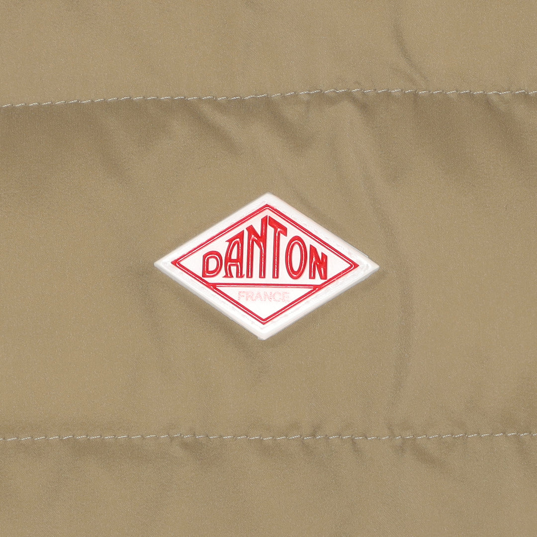 MEN'S NYLON TAFFETA MIDDLE DOWN HOODED JACKET