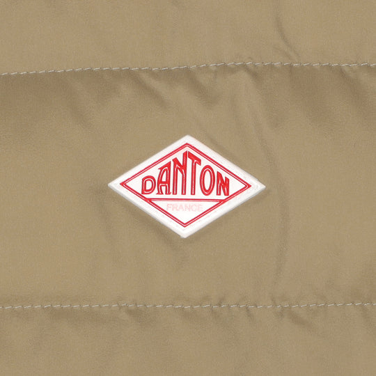 MEN'S NYLON TAFFETA MIDDLE DOWN HOODED JACKET