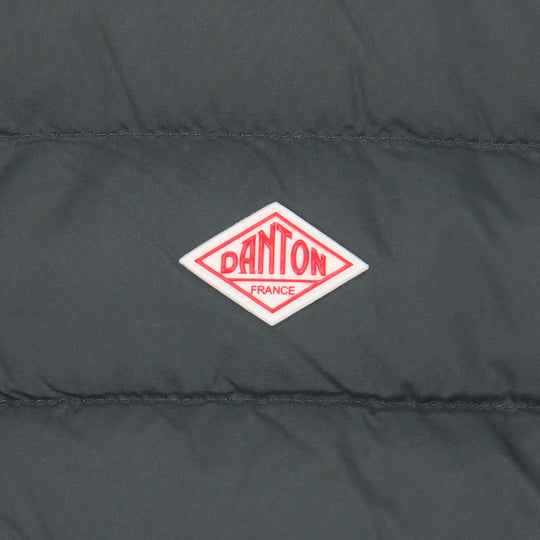 MEN'S NYLON TAFFETA MIDDLE DOWN STAND COLLAR VEST