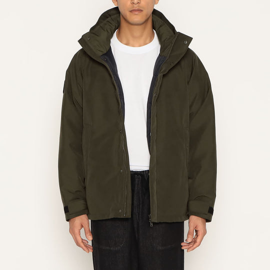 MEN'S ARMY HOODED DOWN  JACKET