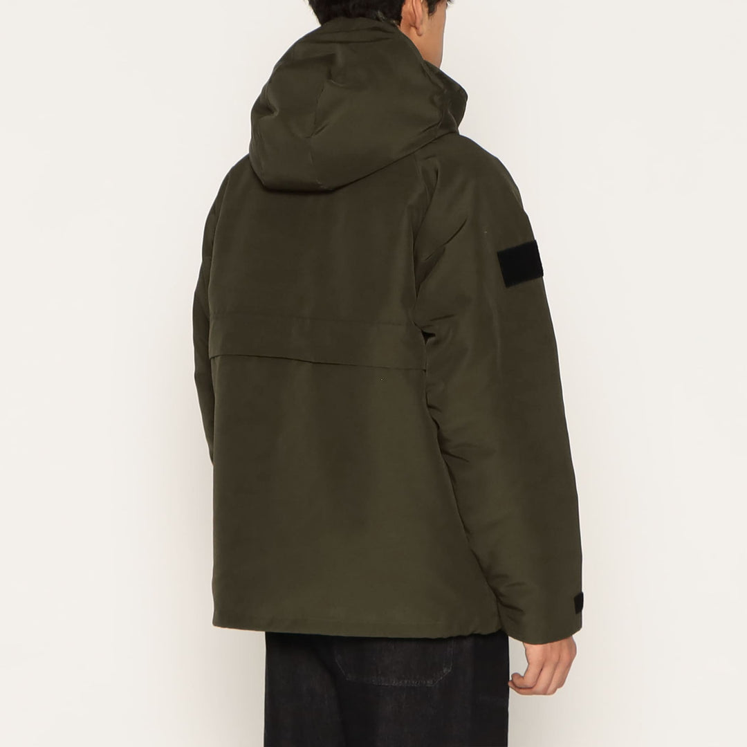 MEN'S ARMY HOODED DOWN  JACKET