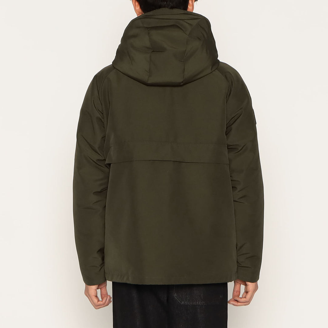 MEN'S ARMY HOODED DOWN  JACKET