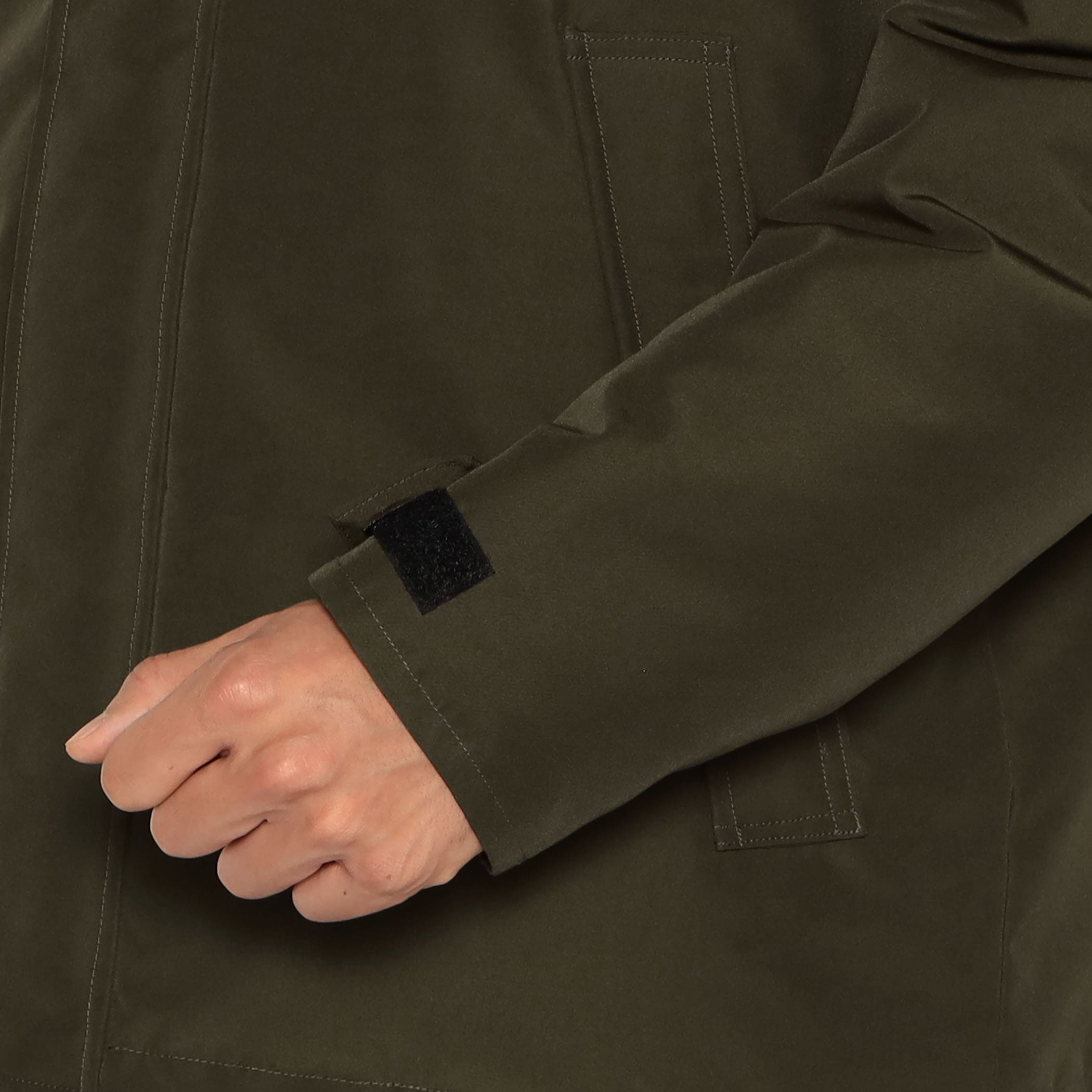 DANTON MEN'S ARMY HOODED DOWN JACKET