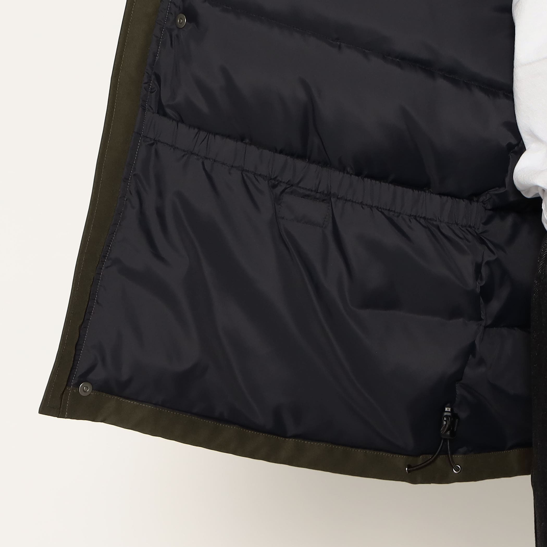 DANTON MEN'S ARMY HOODED DOWN JACKET