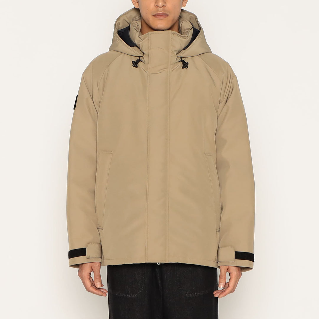 MEN'S ARMY HOODED DOWN  JACKET