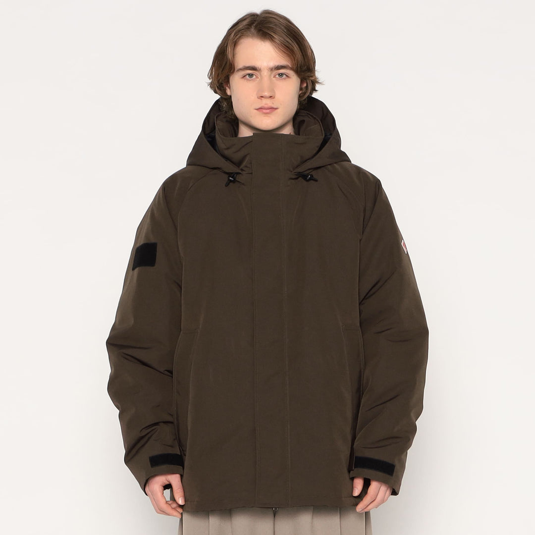 MEN'S ARMY HOODED DOWN  JACKET