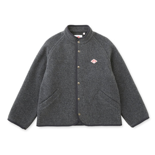 MEN'S WOOL LIGHT PILE STANDCOLLAR JACKET