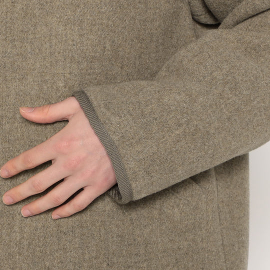 MEN'S WOOL LIGHT PILE STANDCOLLAR JACKET