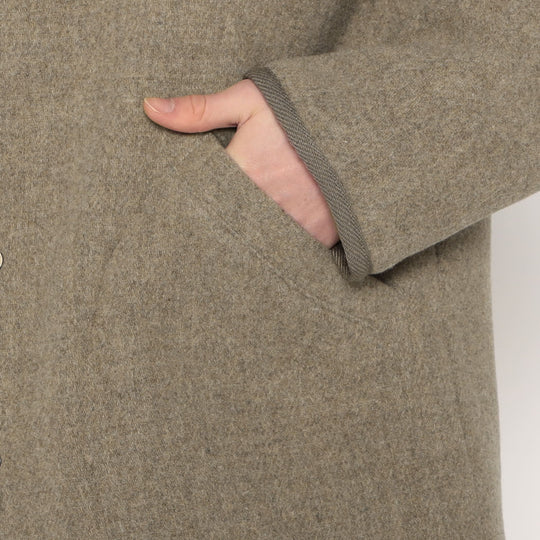 MEN'S WOOL LIGHT PILE STANDCOLLAR JACKET