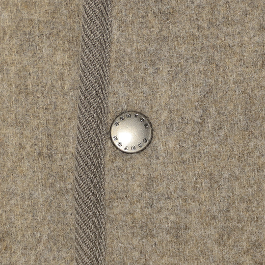 MEN'S WOOL LIGHT PILE STANDCOLLAR JACKET