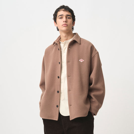 MEN'S WOOL MELTON SHIRT JACKET