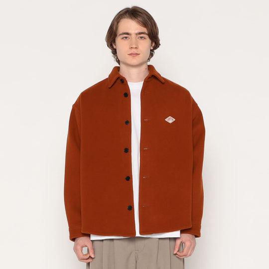 MEN'S WOOL MELTON SHIRT JACKET