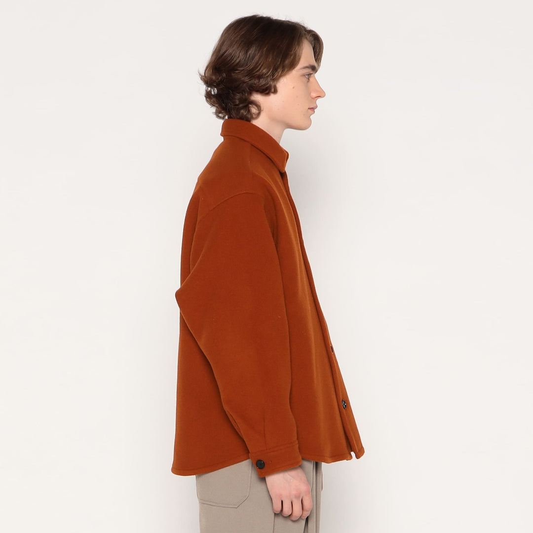 MEN'S WOOL MELTON SHIRT JACKET