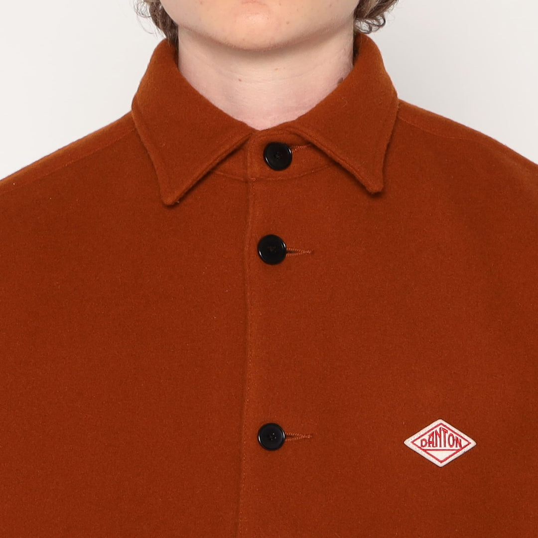 MEN'S WOOL MELTON SHIRT JACKET