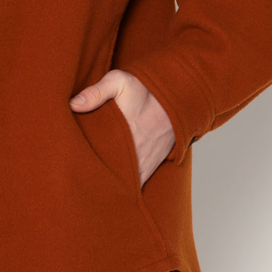 MEN'S WOOL MELTON SHIRT JACKET