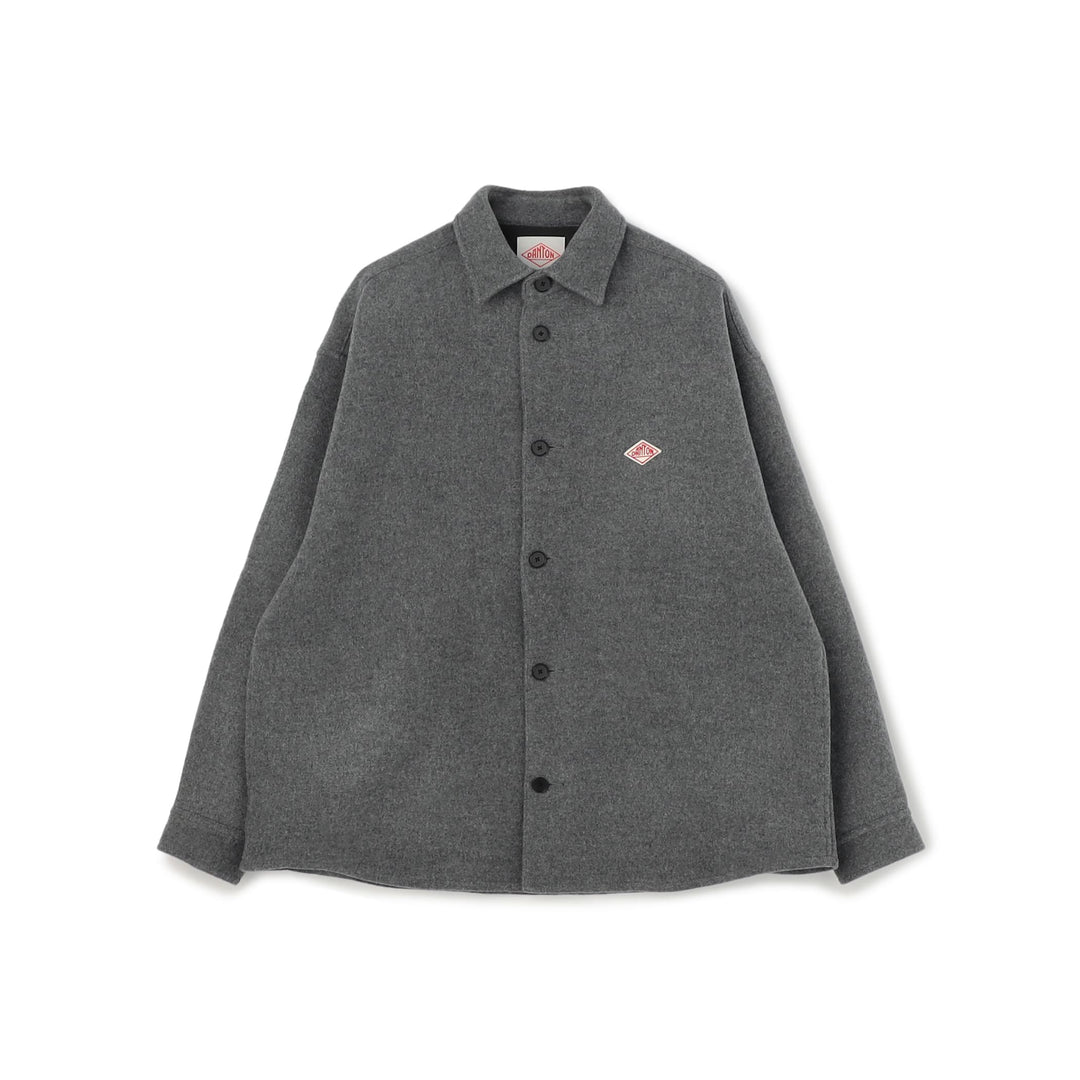 MEN'S WOOL MELTON SHIRT JACKET