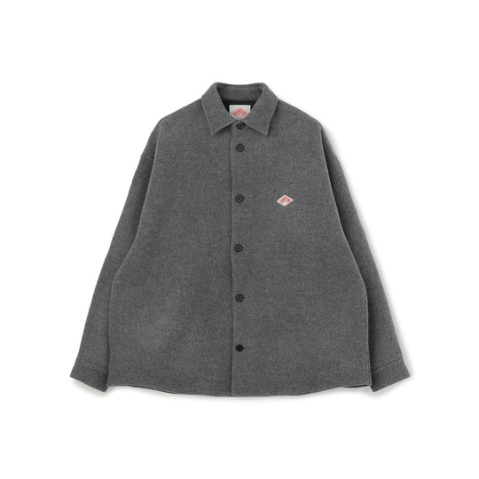 MEN'S WOOL MELTON SHIRT JACKET