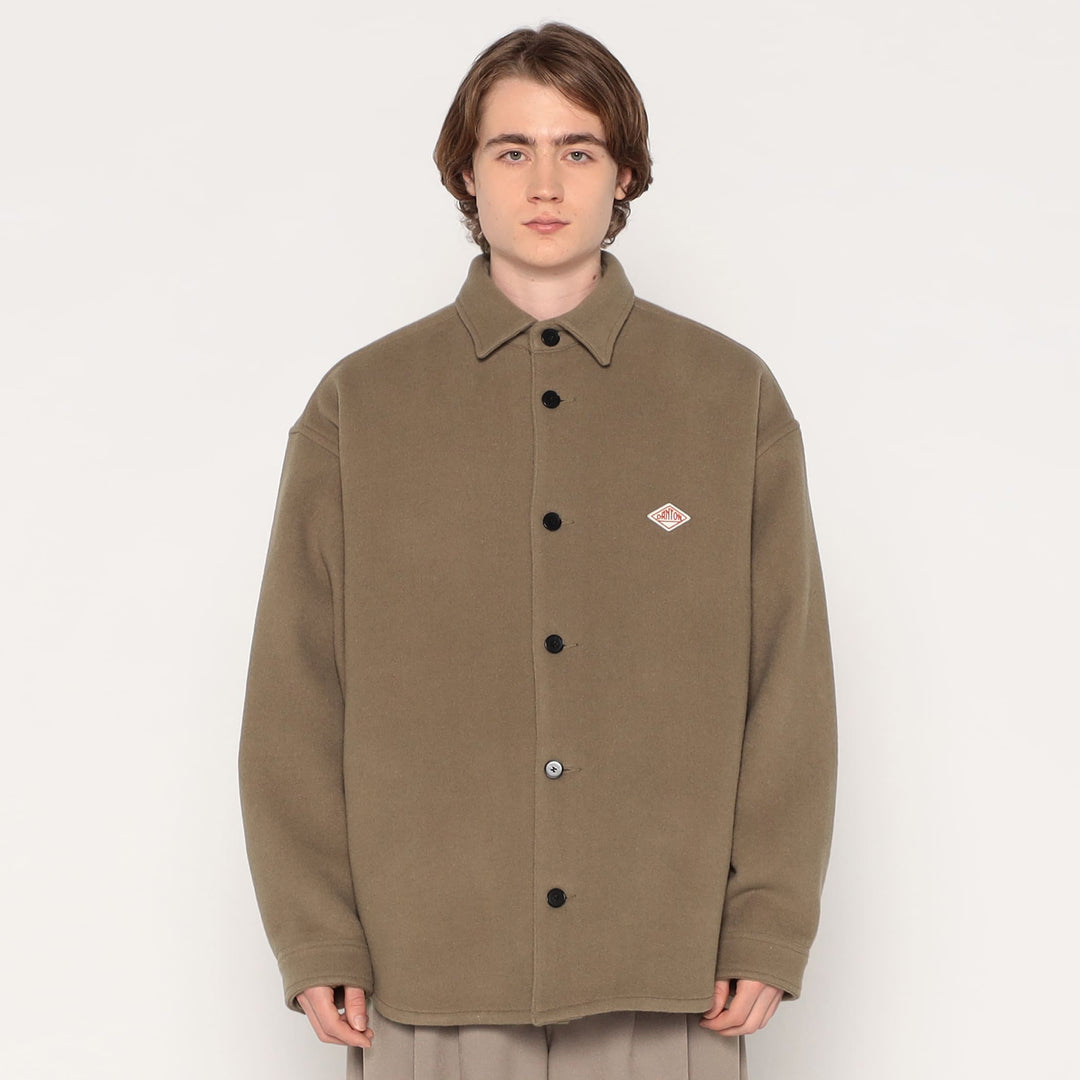 MEN'S WOOL MELTON SHIRT JACKET
