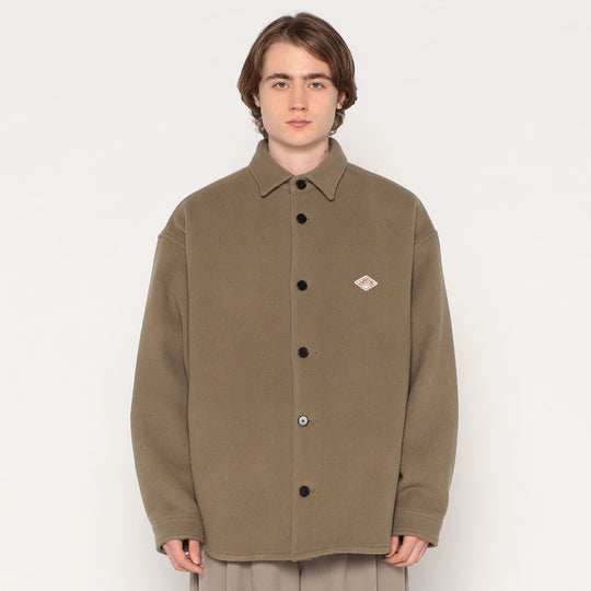 MEN'S WOOL MELTON SHIRT JACKET
