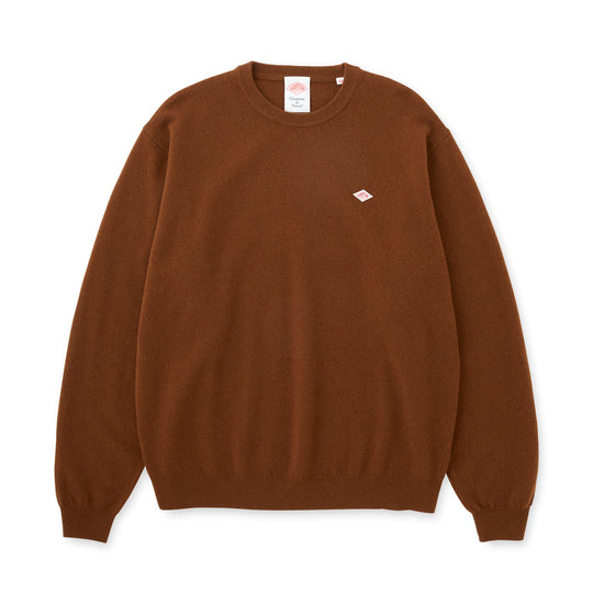 MEN'S LAMBSWOOL CREW NECK KNIT PULLOVER