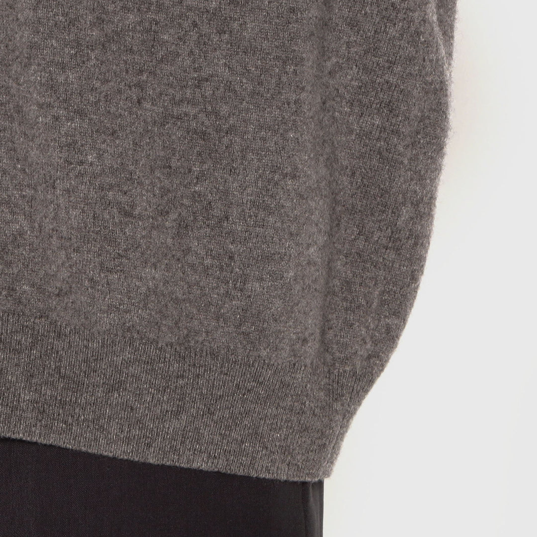 MEN'S LAMBSWOOL V-NECK KNIT CARDIGAN