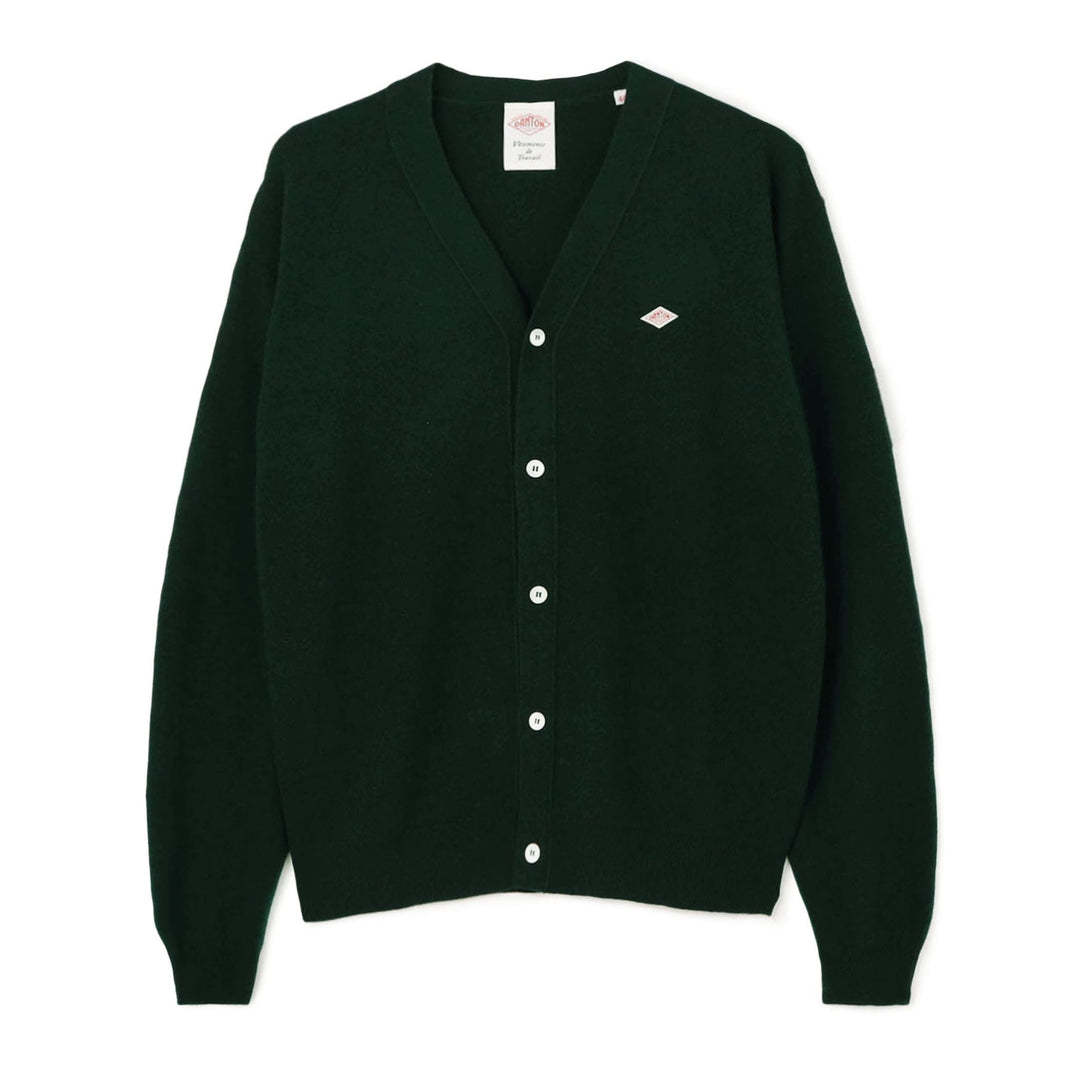 MEN'S LAMBSWOOL V-NECK KNIT CARDIGAN