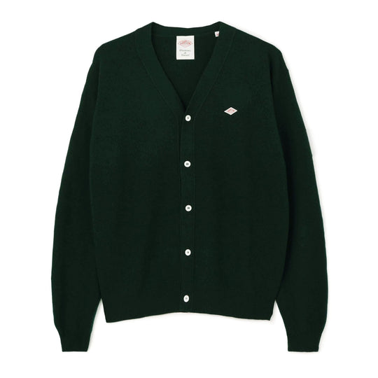 MEN'S LAMBSWOOL V-NECK KNIT CARDIGAN