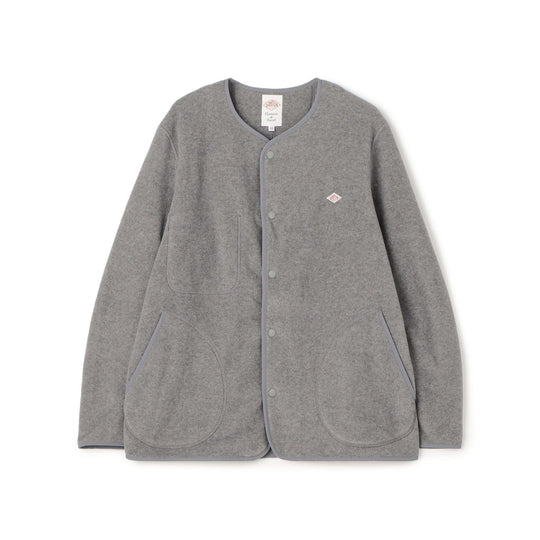 MEN'S FLEECE COLLARLESS JACKET