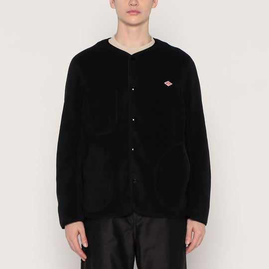 MEN'S FLEECE COLLARLESS JACKET