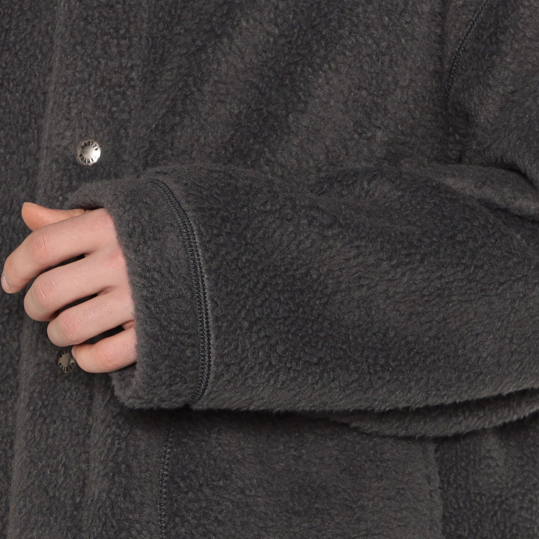 MEN'S DOUBLE FACE BOA STAND COLLAR CARDIGAN