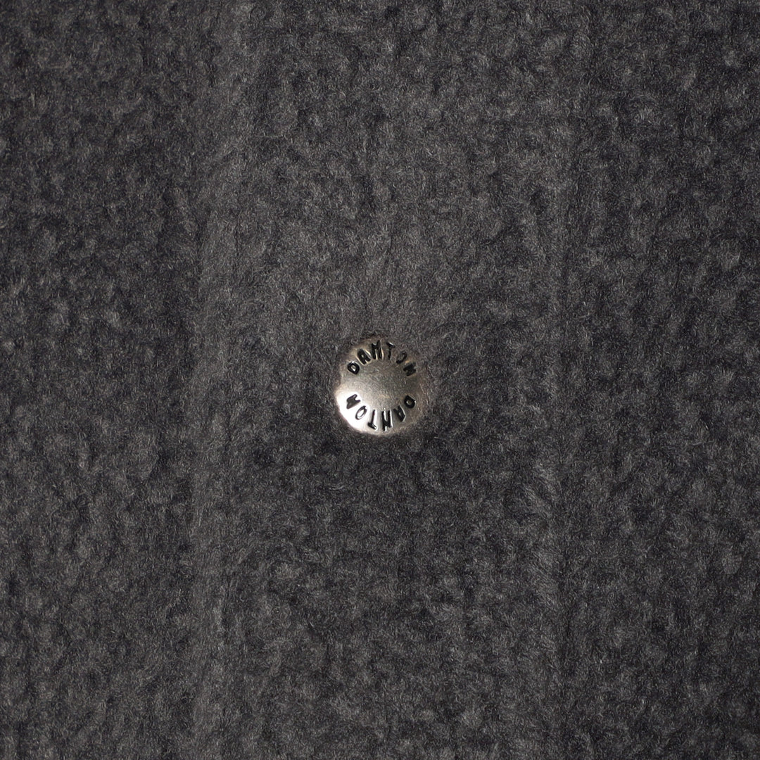 MEN'S DOUBLE FACE BOA STAND COLLAR CARDIGAN