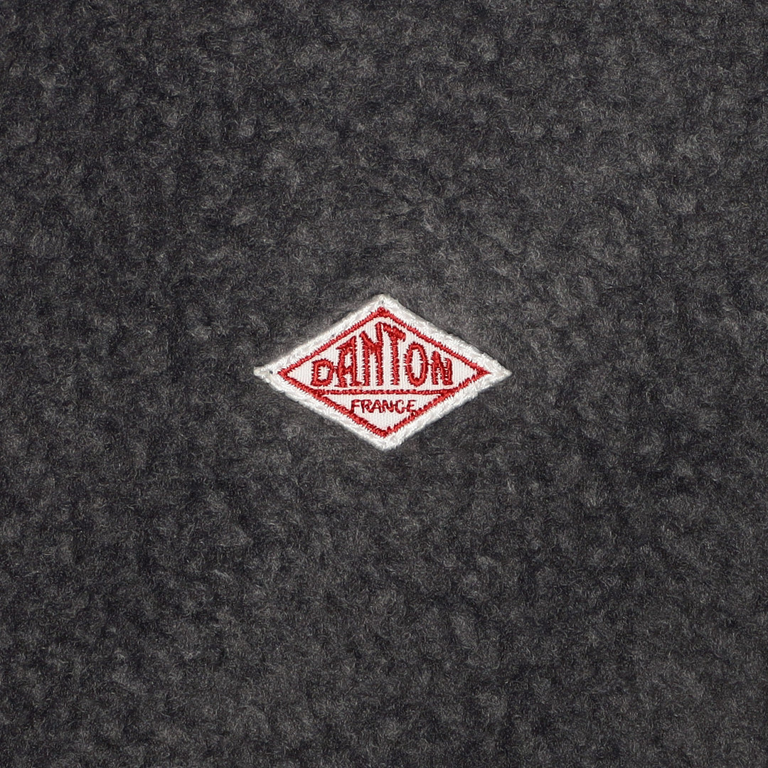 MEN'S DOUBLE FACE BOA STAND COLLAR CARDIGAN