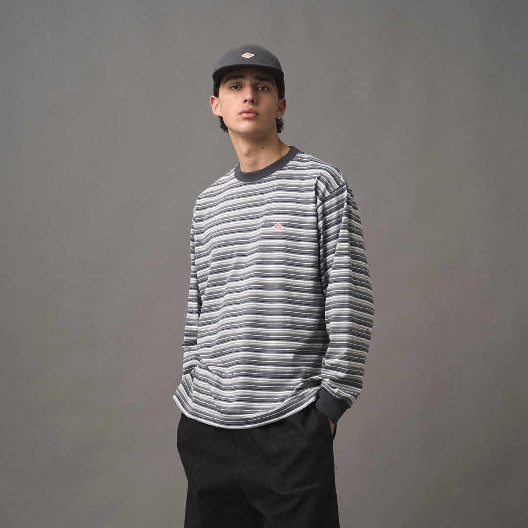 MEN'S LONG SLEEVE T-SHIRT STRIPE
