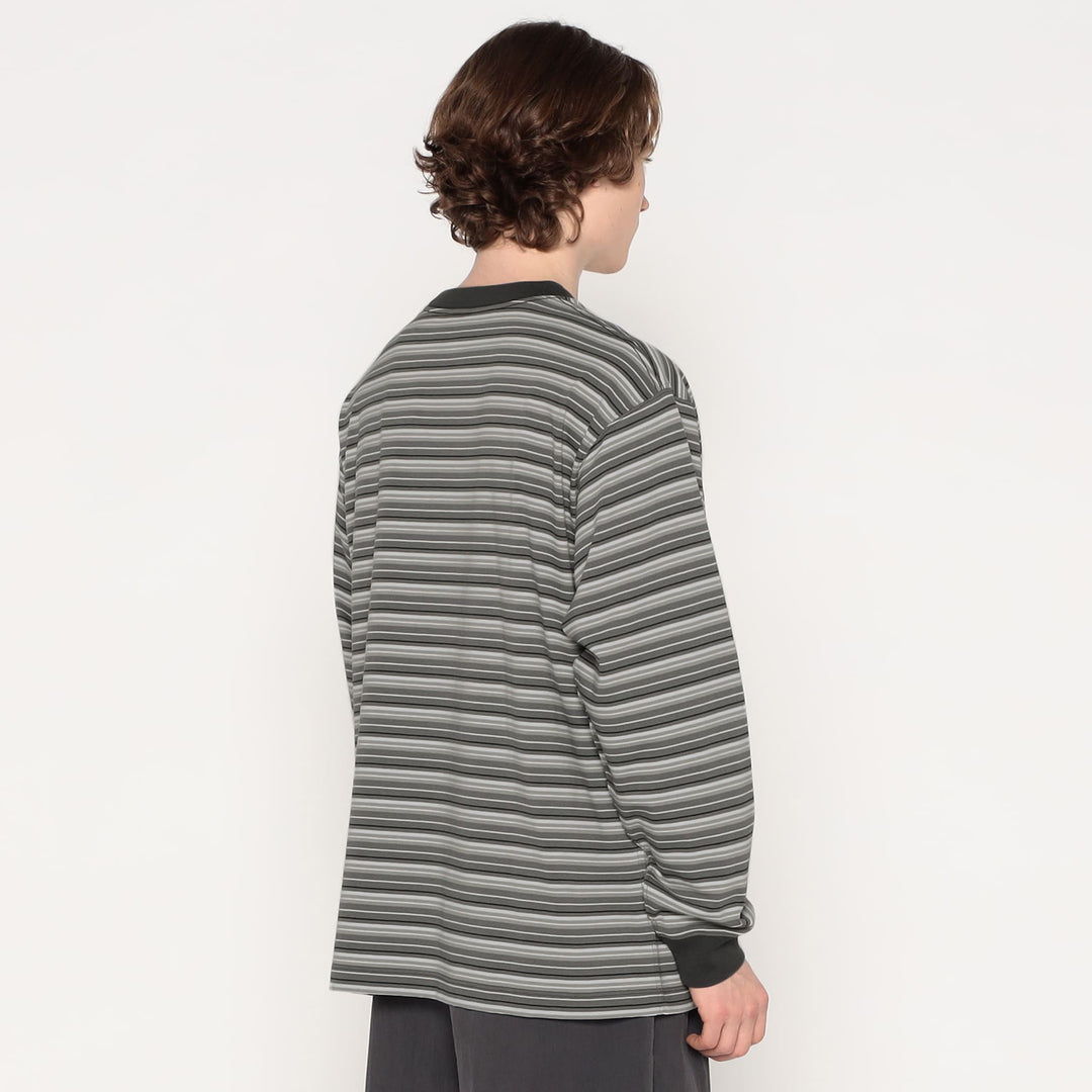 MEN'S LONG SLEEVE T-SHIRT STRIPE