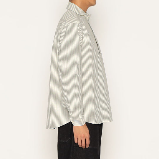 MEN'S OXFORD ROUND COLLAR PULLOVER SHIRT PATTERN