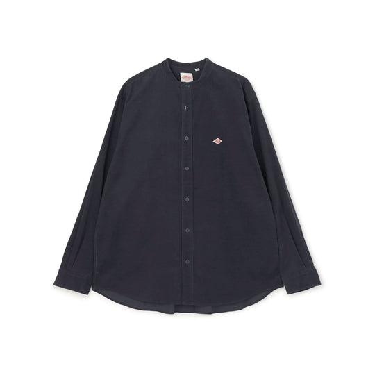 MEN'S CORDUROY BAND COLLAR SHIRT