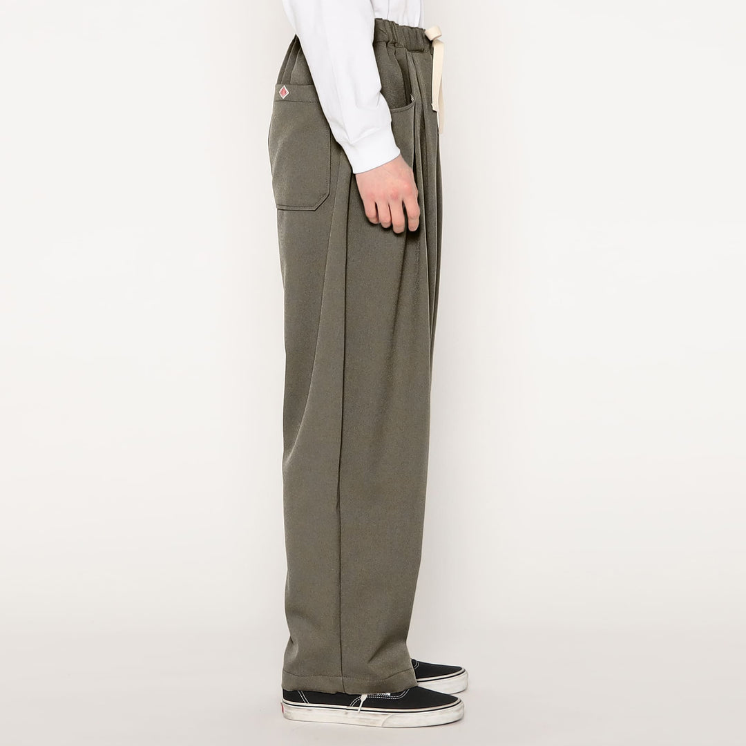 MEN'S POLYESTER FLANNEL 2TUCK EASY PANTS