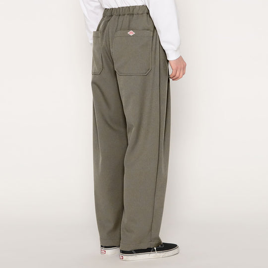 MEN'S POLYESTER FLANNEL 2TUCK EASY PANTS