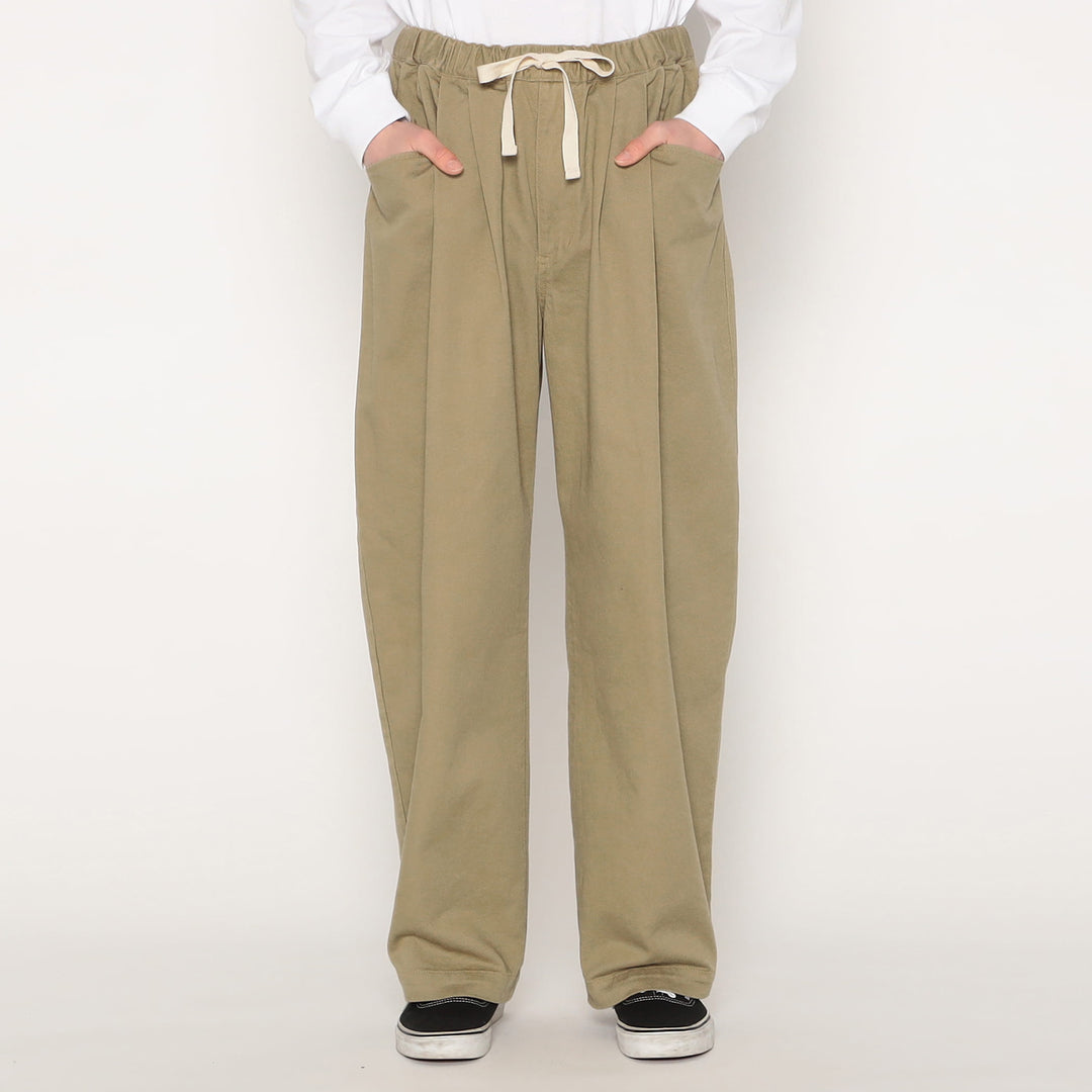MEN'S HEAVY TWILL 2TUCK EASY PANTS