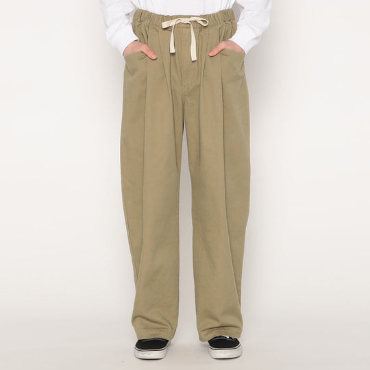 MEN'S HEAVY TWILL 2TUCK EASY PANTS