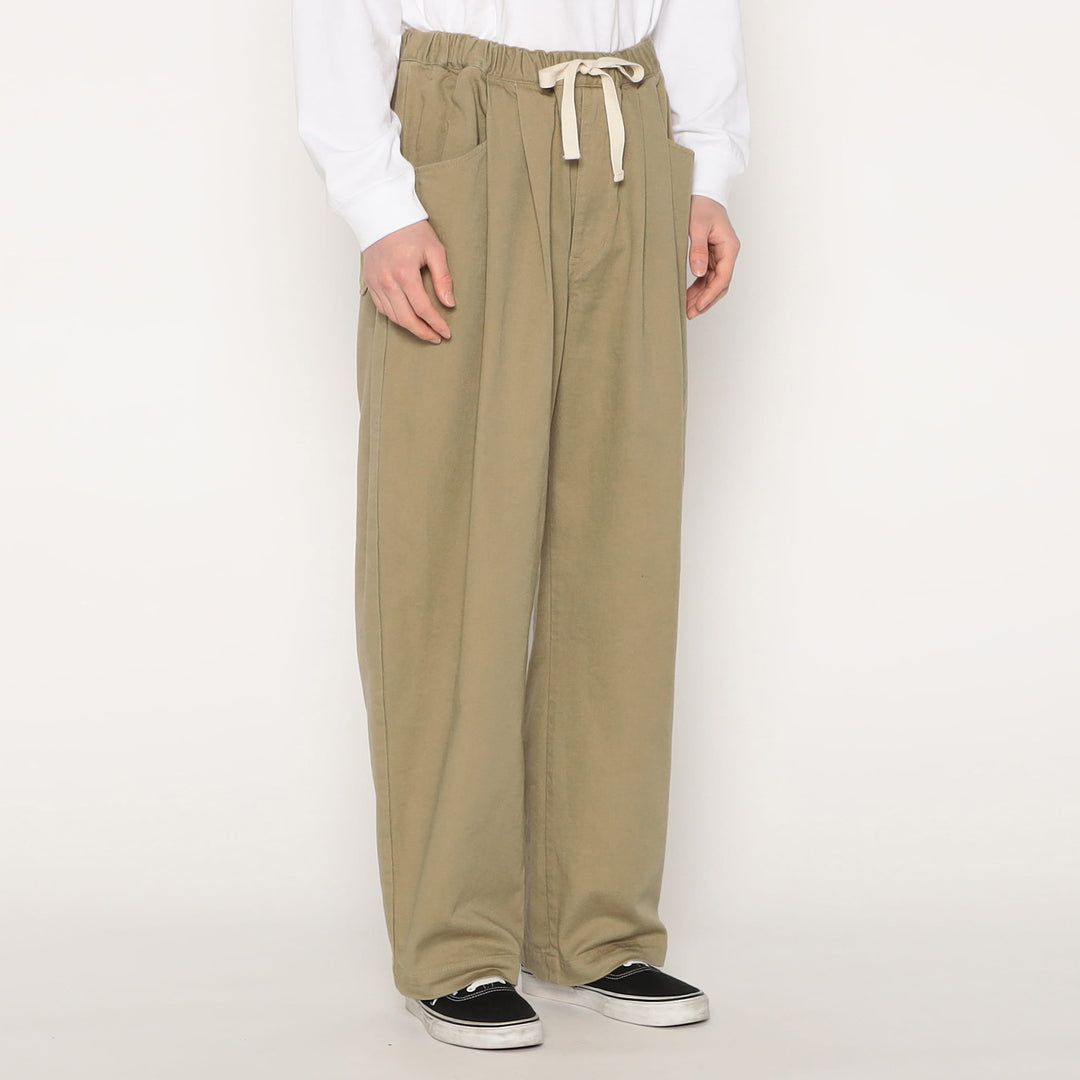 MEN'S HEAVY TWILL 2TUCK EASY PANTS