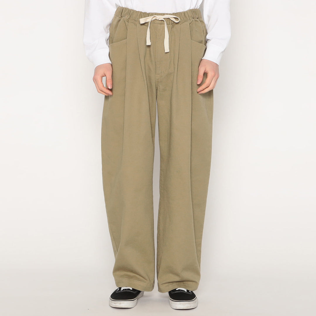 MEN'S HEAVY TWILL 2TUCK EASY PANTS