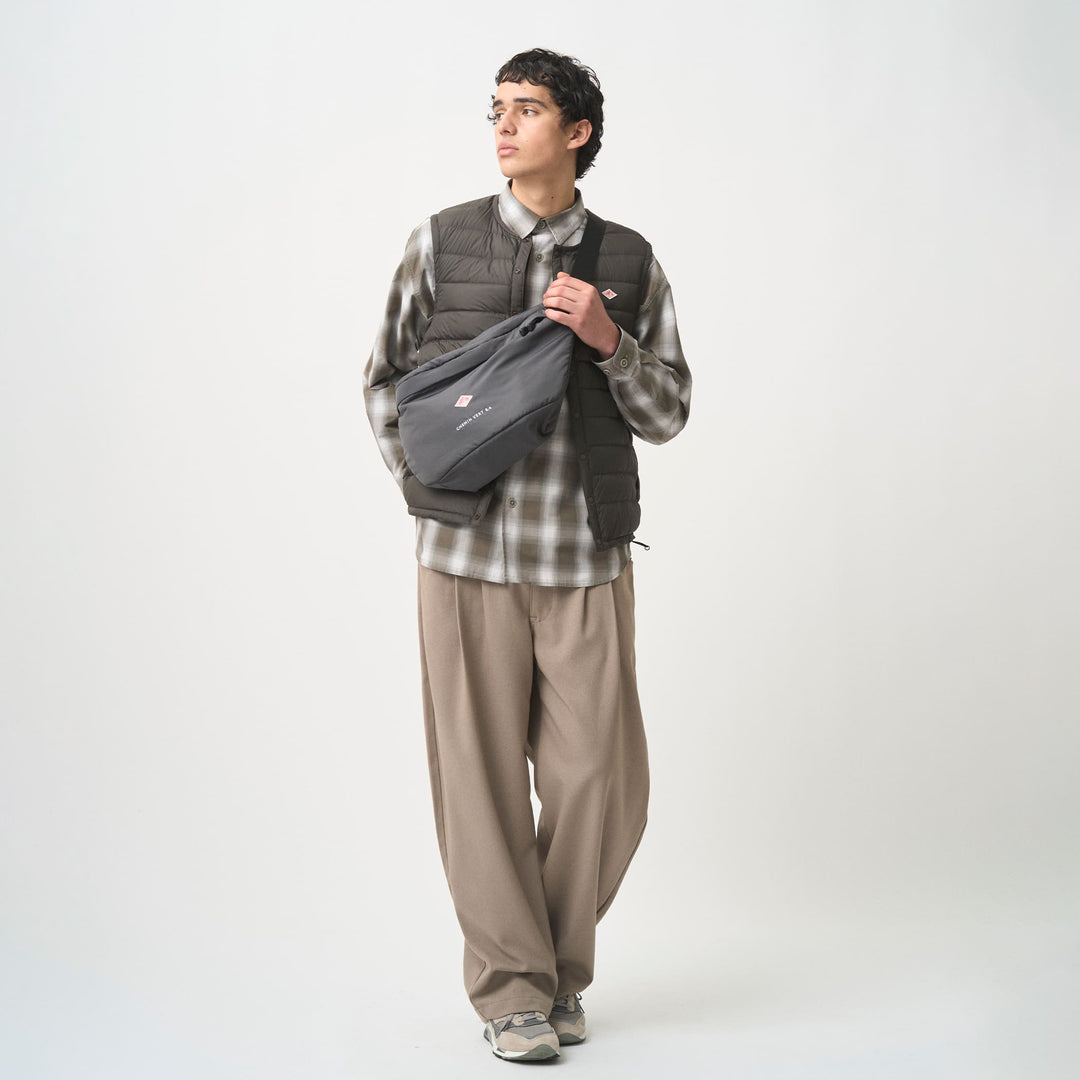 POLYESTER TAFFETA SLING BAG [CHEMIN VERT 8.4]